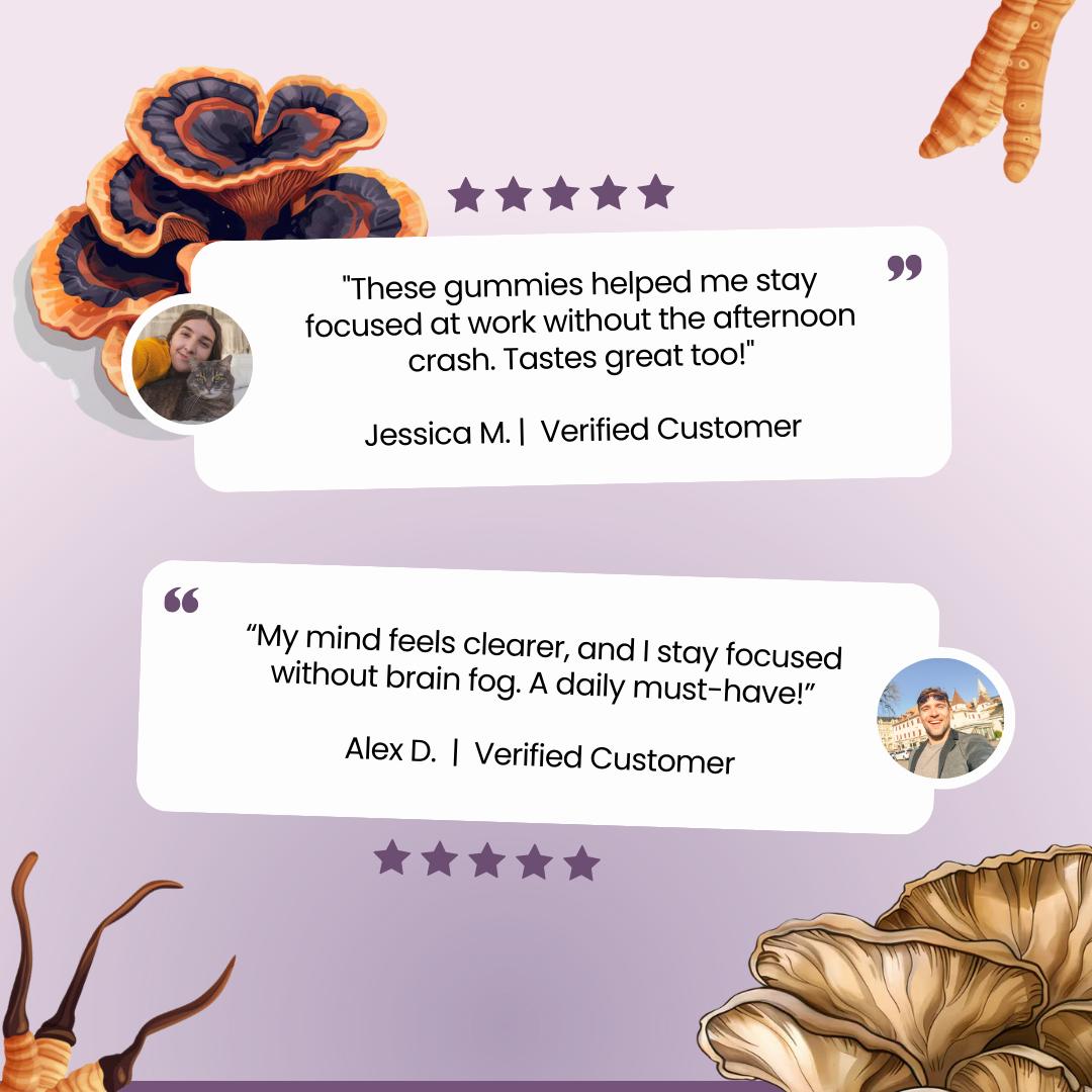 Brain Boosting Mushroom Gummies