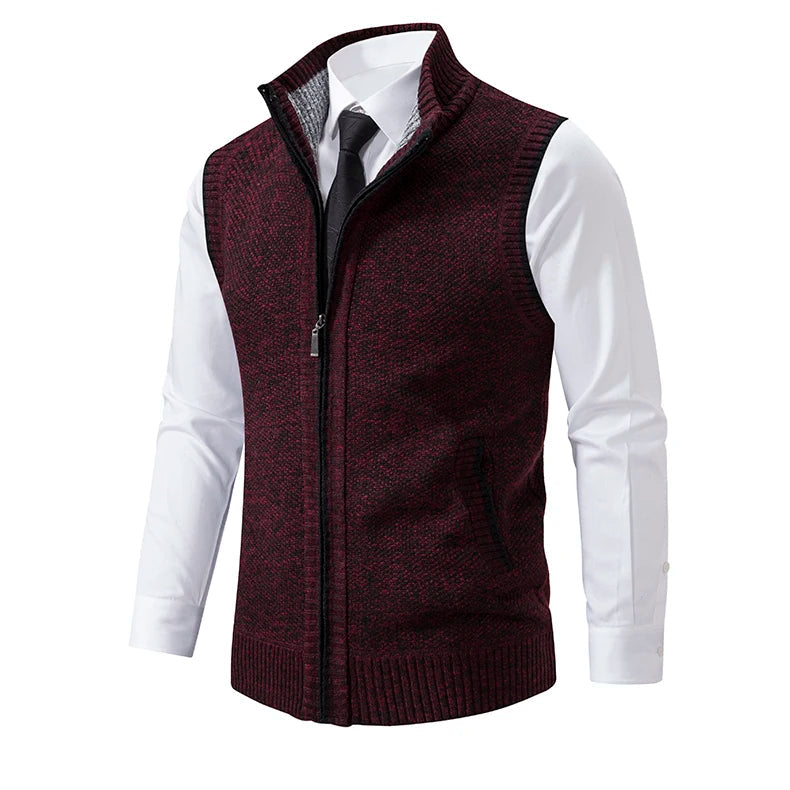 Hamilton Wool Full-Zip Vest