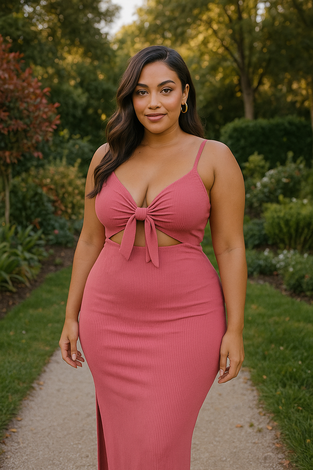 CurveKiss™ Midi Dress