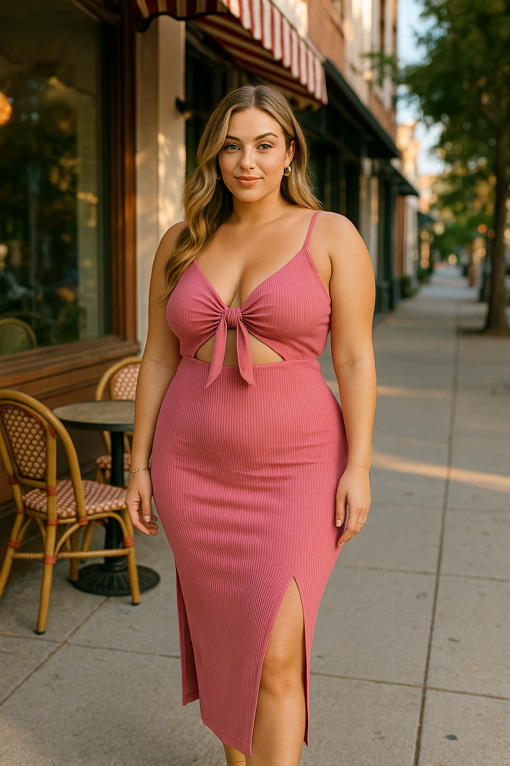 CurveKiss™ Midi Dress