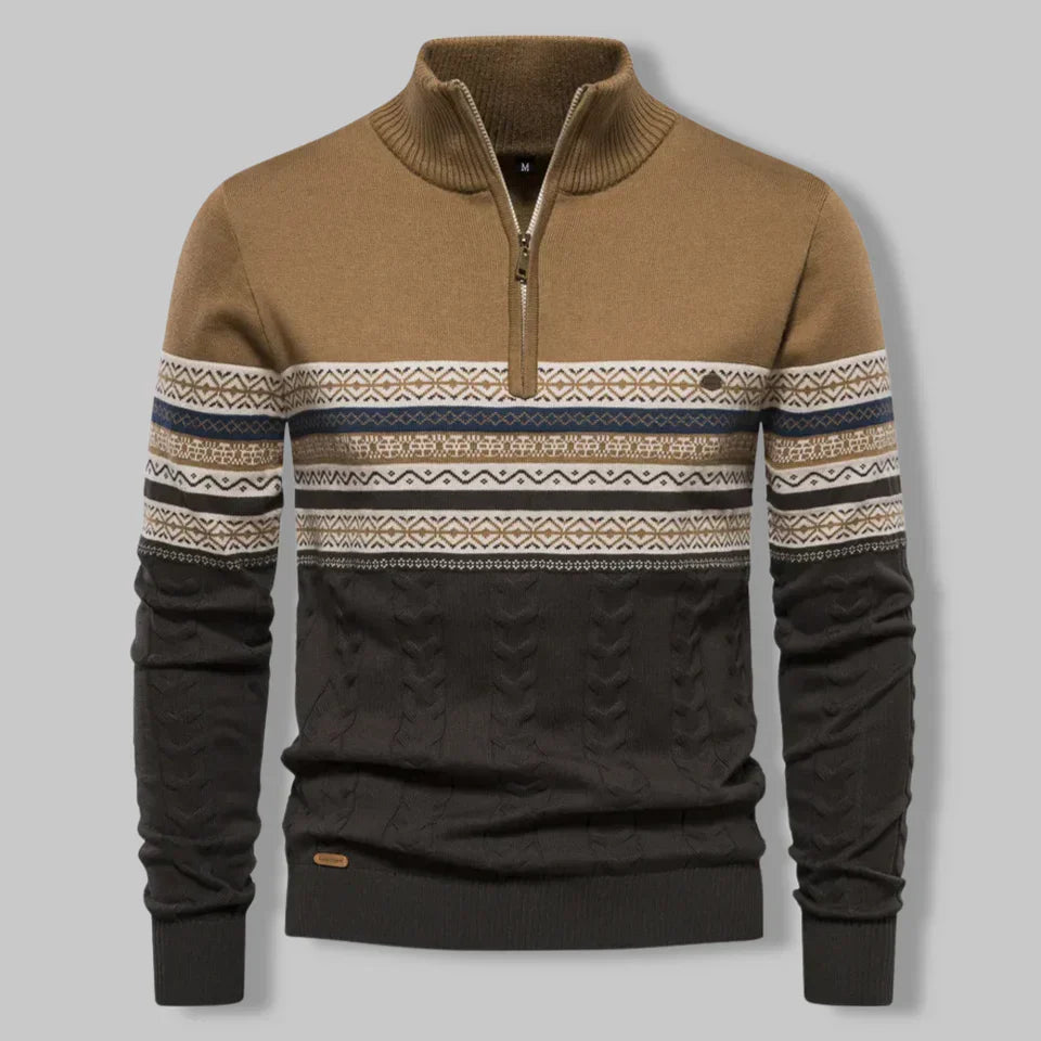 OSLO QUARTER ZIP SWEATER