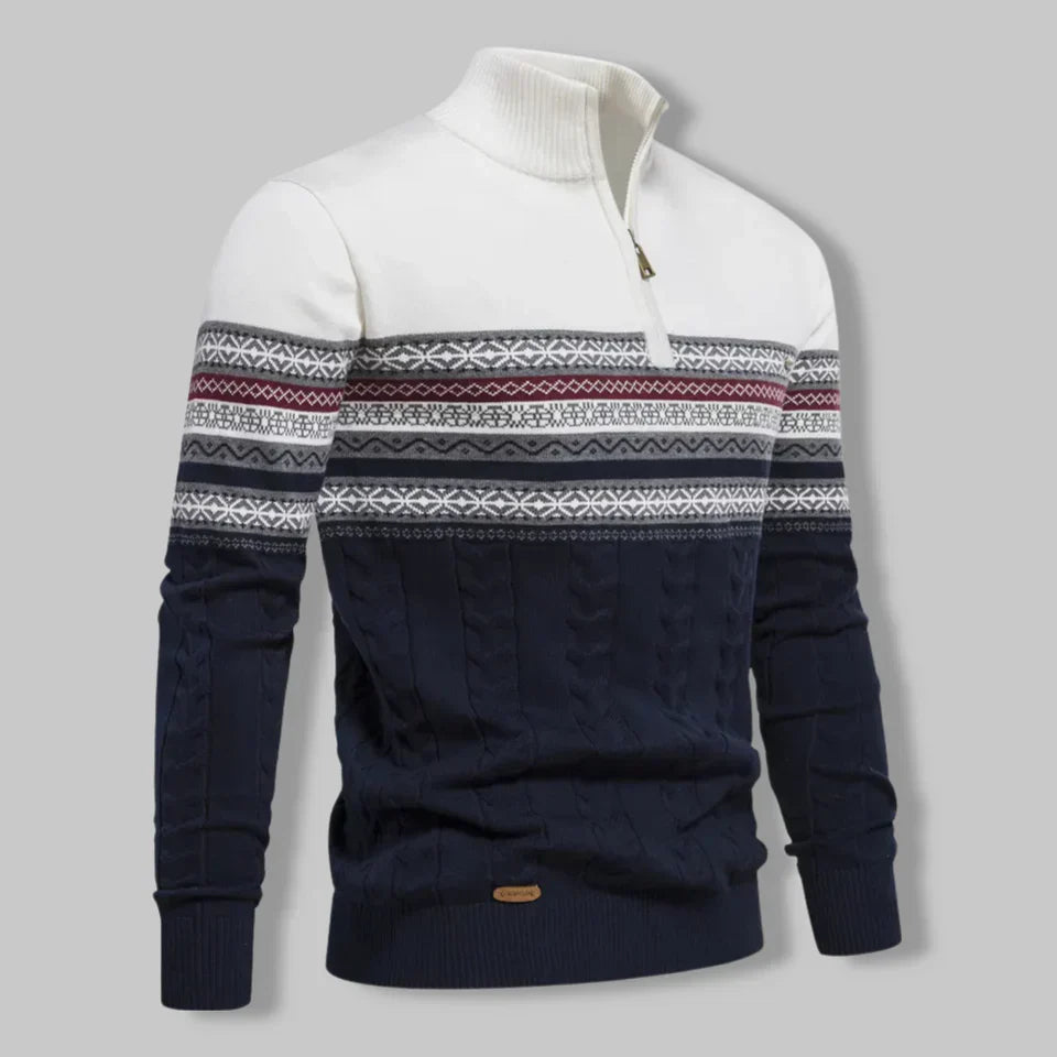 OSLO QUARTER ZIP SWEATER