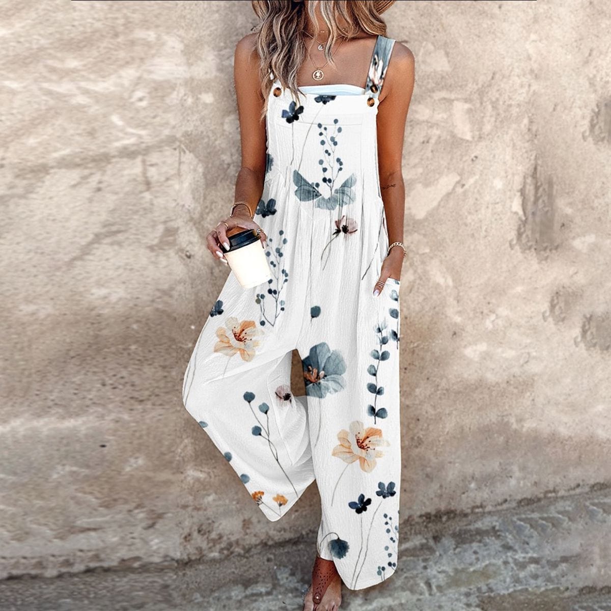 Lina Sleeveless Summer Jumpsuit