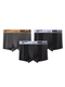 Gray/Black/Black(3-Pack)