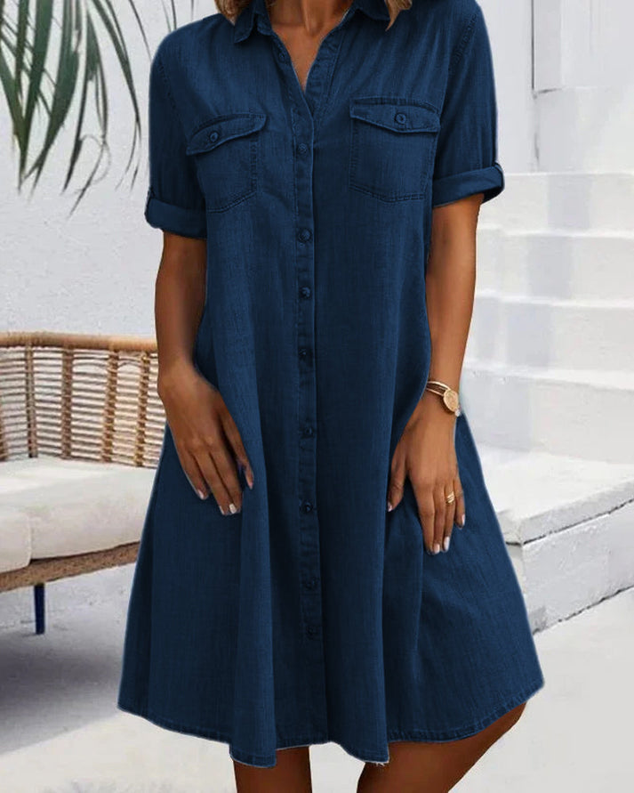 LYDRA DENIM DRESS