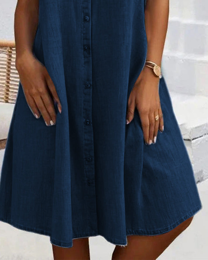 LYDRA DENIM DRESS
