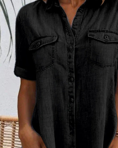 LYDRA DENIM DRESS