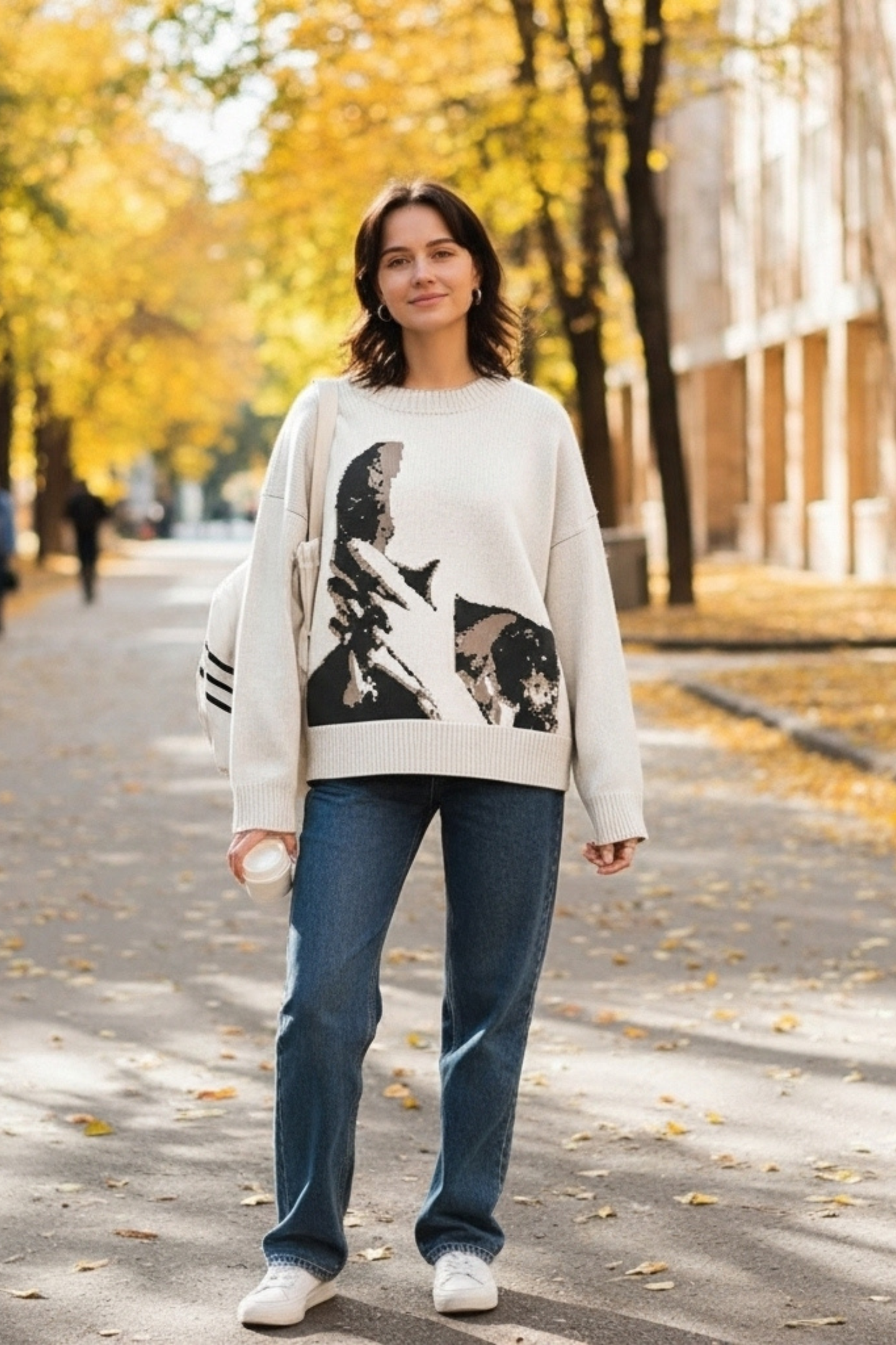 Hidden Visage Knit Sweater