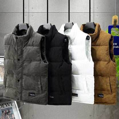 Alpine Ribbed Puffer Vest