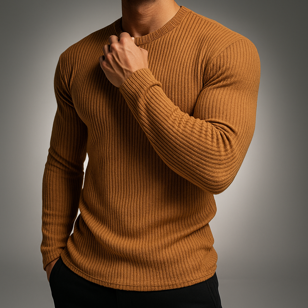 Hefner Rib-Knit Sweater