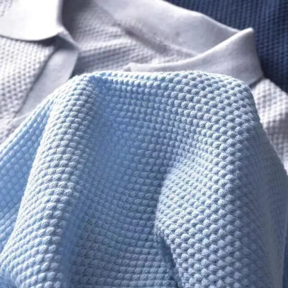 Hudson Waffle Knit Polo