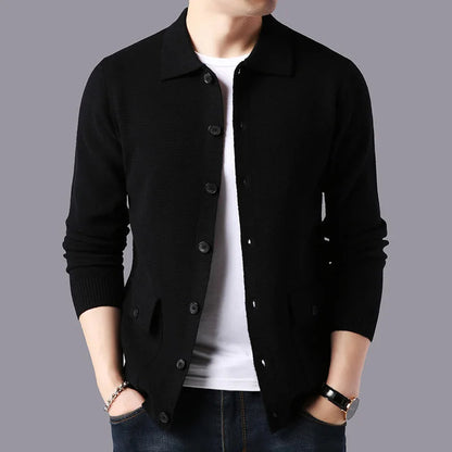 Varsity Collared Cardigan
