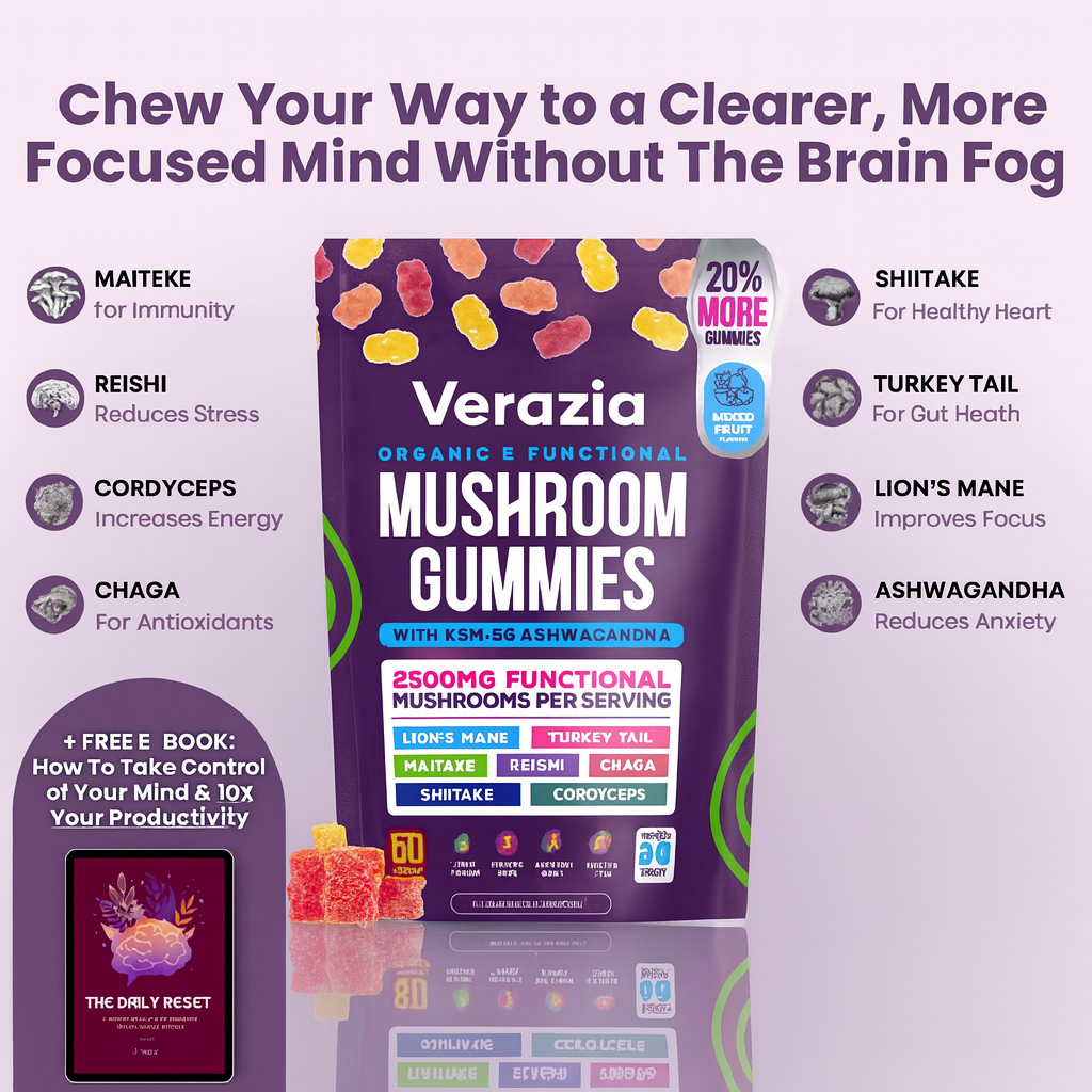 Brain Boosting Mushroom Gummies