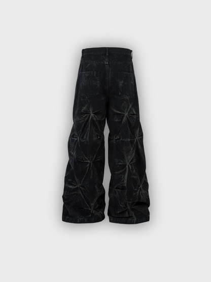 Amalfi® Vintage Pleated Wash Jeans