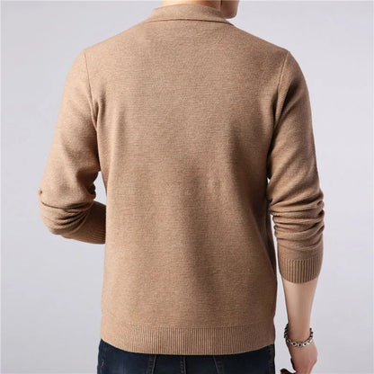 Varsity Collared Cardigan