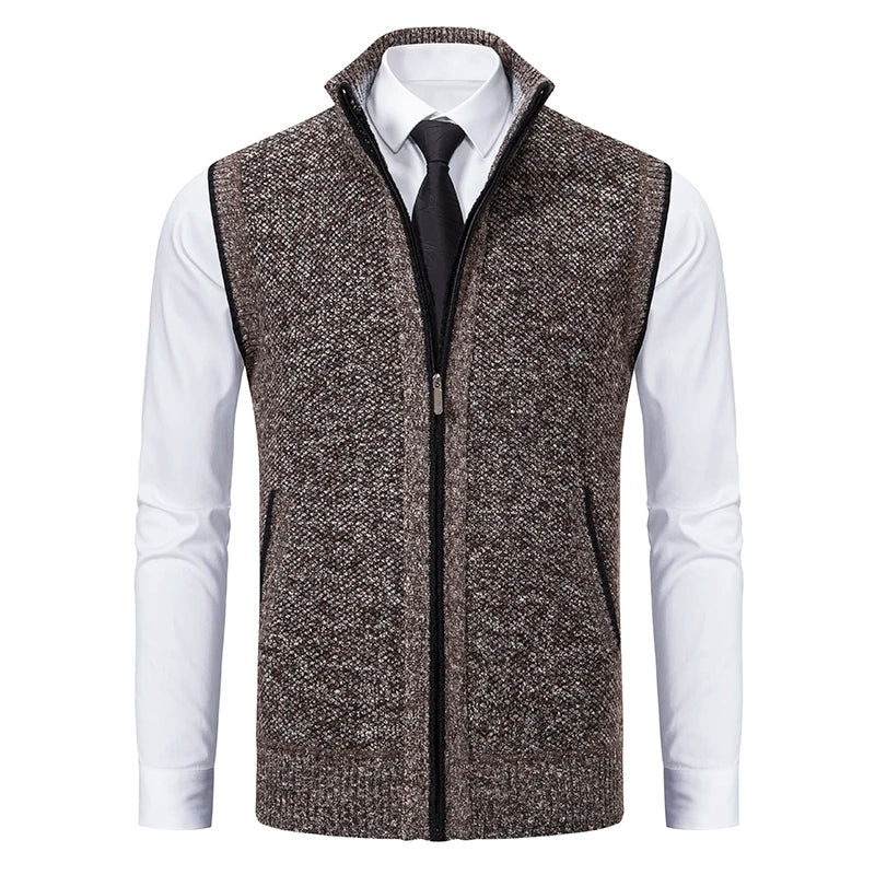 Hamilton Wool Full-Zip Vest