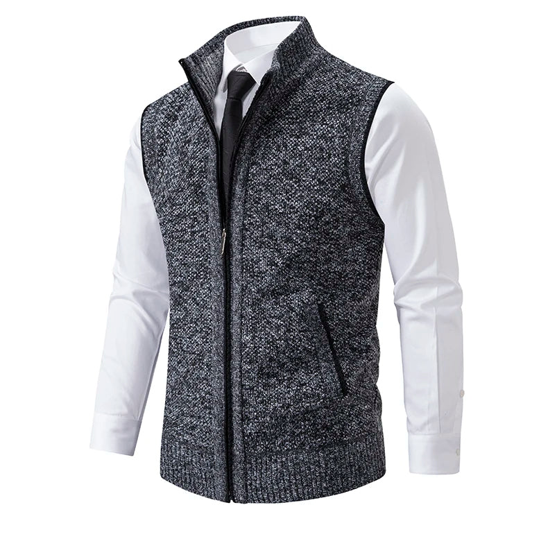 Hamilton Wool Full-Zip Vest