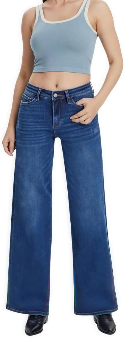 Mid-Low Rise Baggy Jeans Wide Leg™