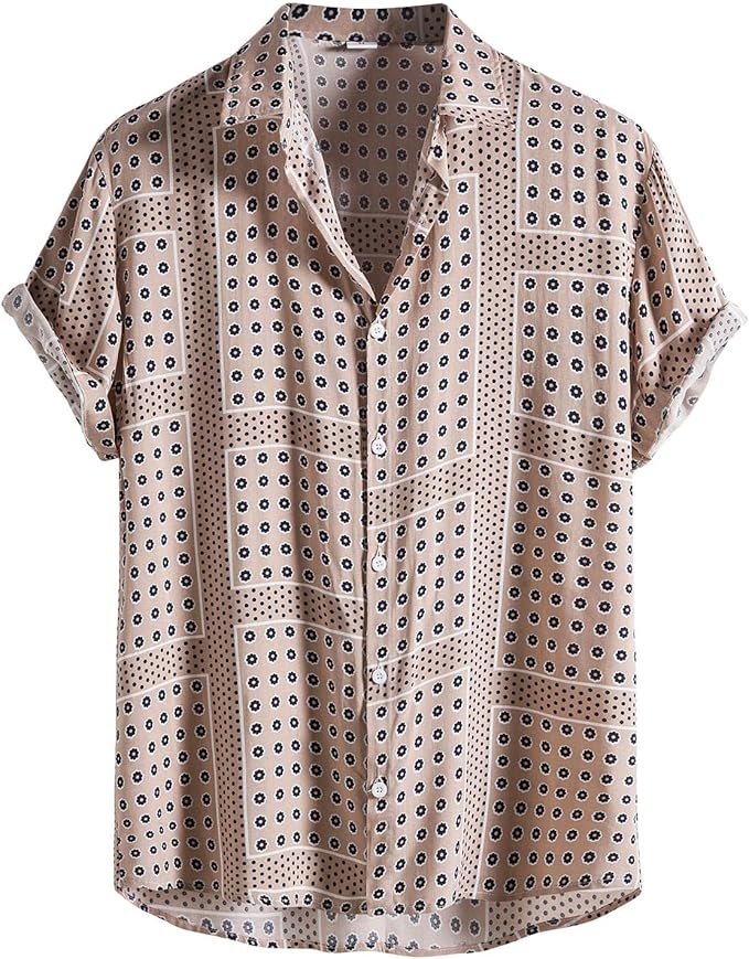 Monte Carlo Houndstooth Button-Up