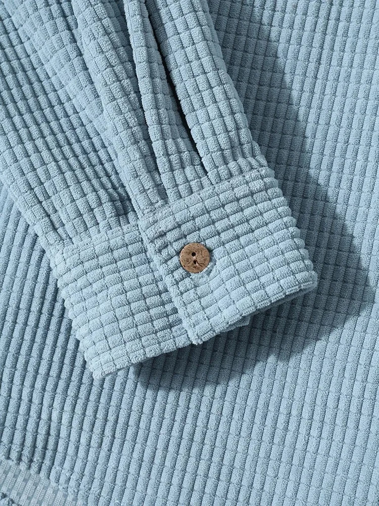 Laidback Knit Hoodie Shirt