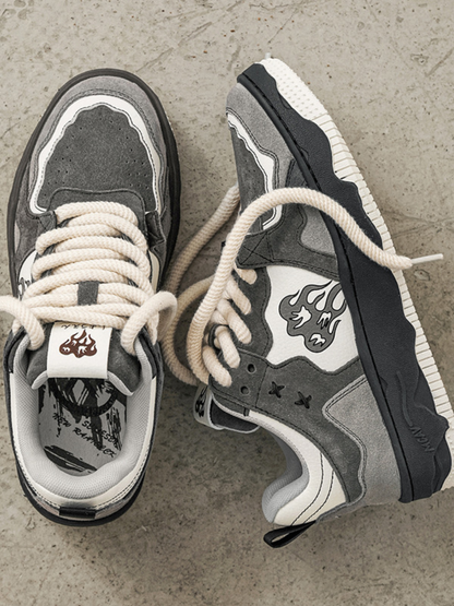 Retro Flame Sneaker