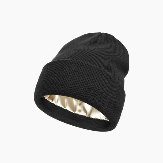 NoirSilk Lined Beanie