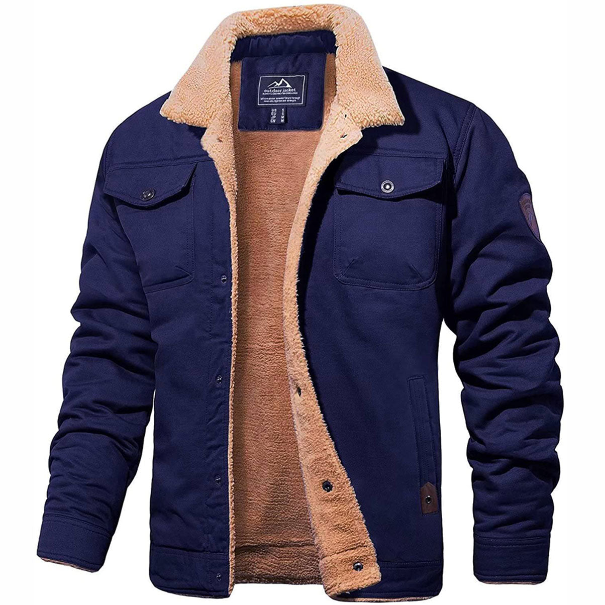 CASEY | FLEECE BOMBER JACKET