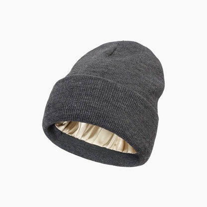 NoirSilk Lined Beanie