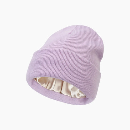 NoirSilk Lined Beanie