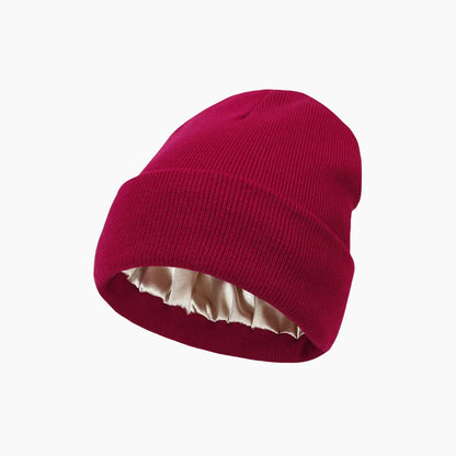 NoirSilk Lined Beanie
