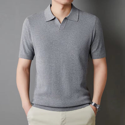 Hudson Waffle Knit Polo