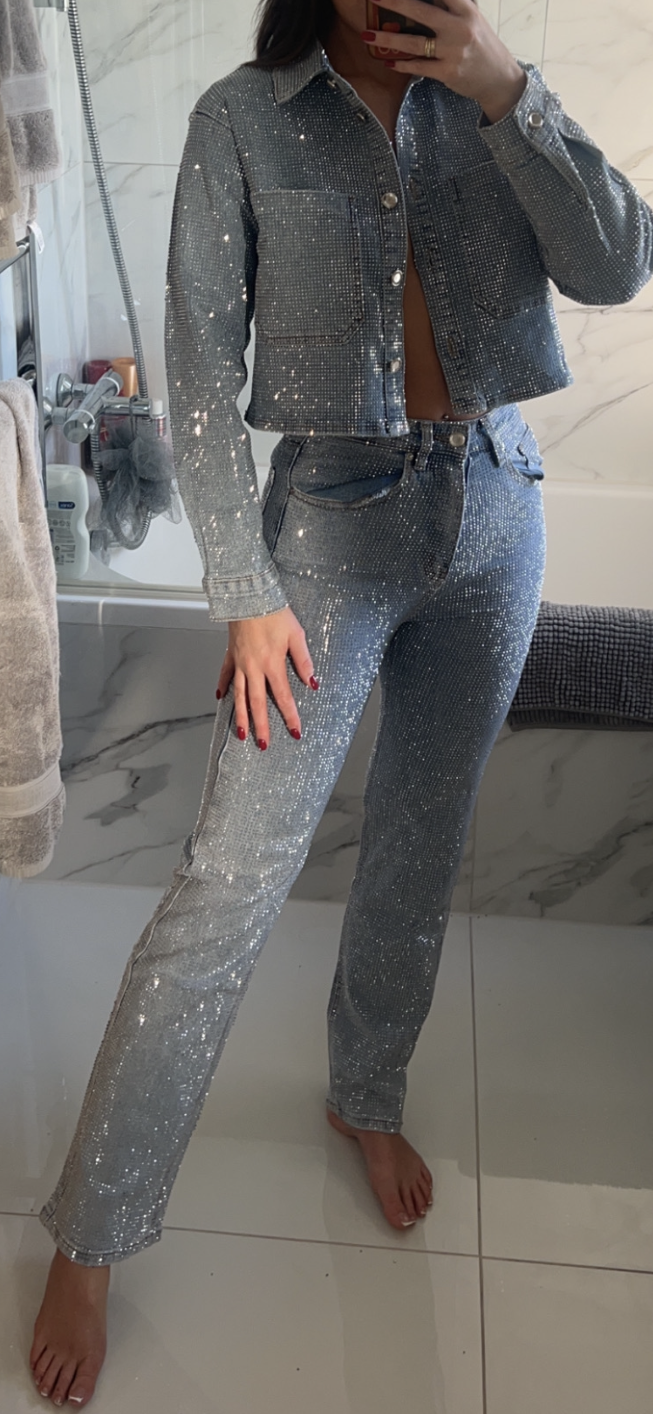Diamanté Jeans