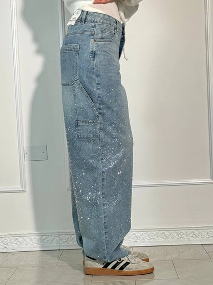ERICA GLITTER DENIM JEANS