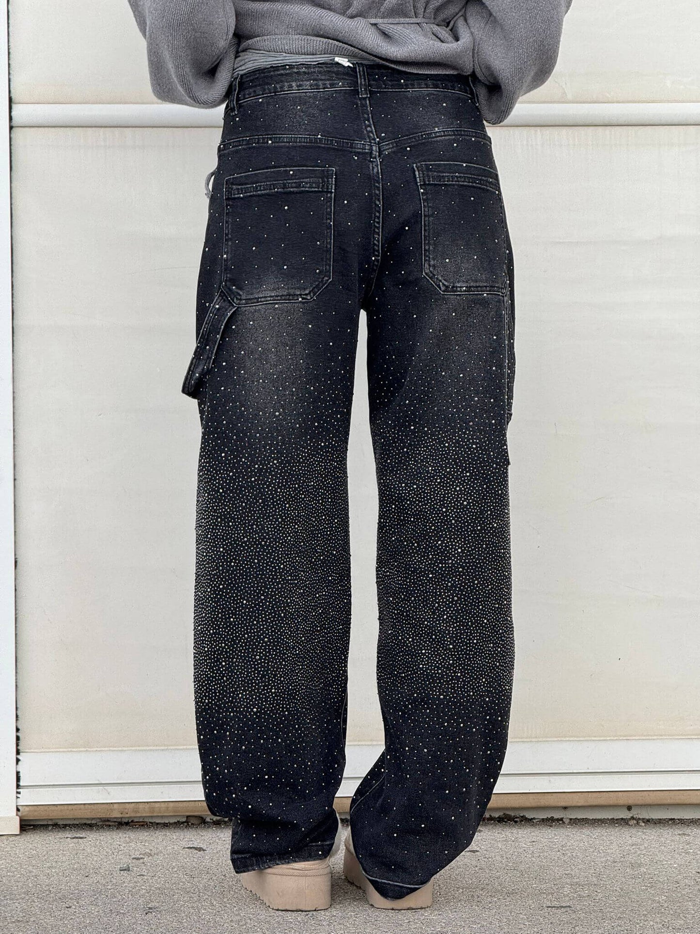 ERICA GLITTER DENIM JEANS
