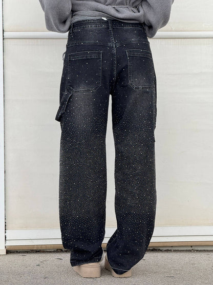 ERICA GLITTER DENIM JEANS
