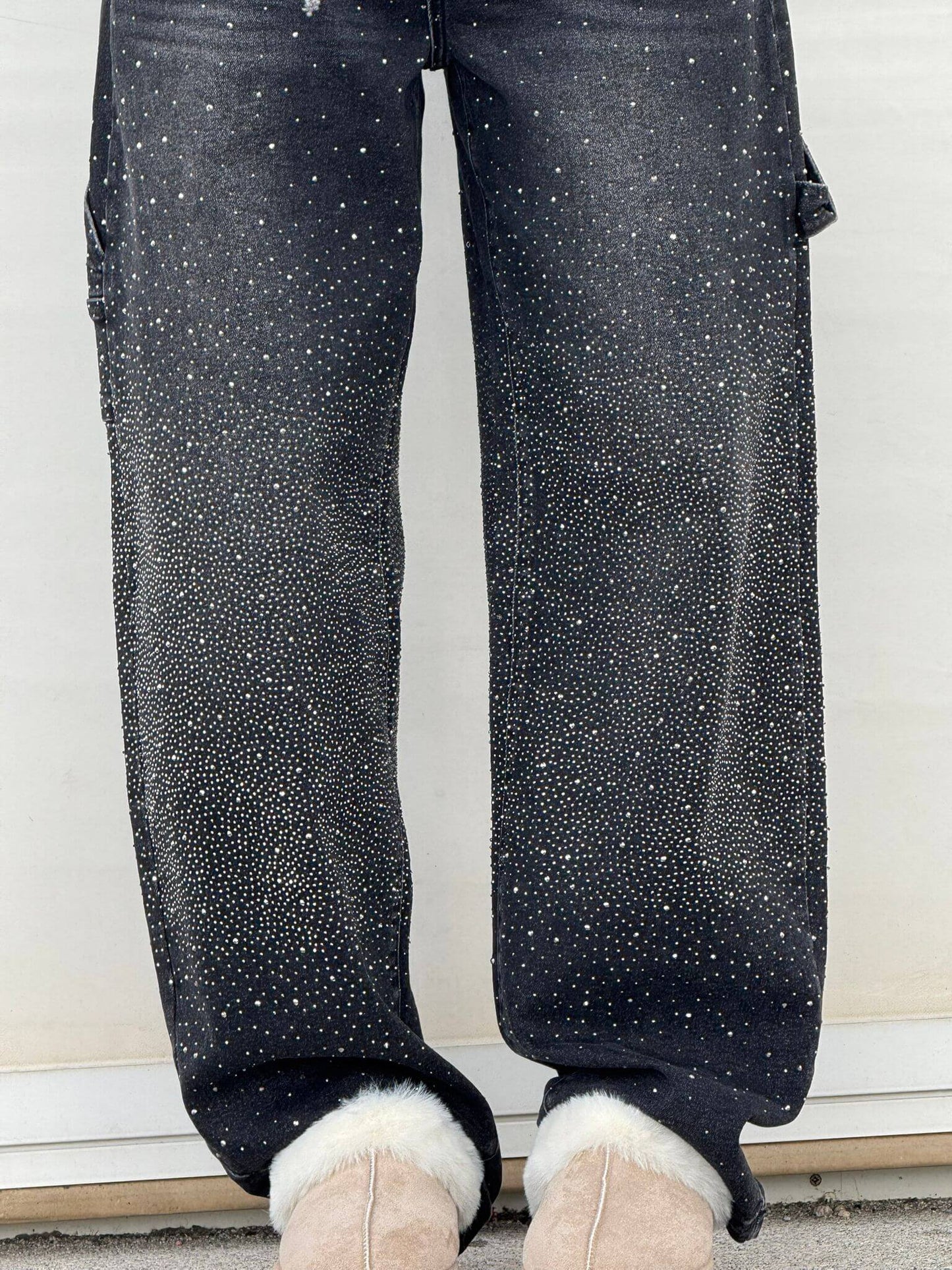 ERICA GLITTER DENIM JEANS