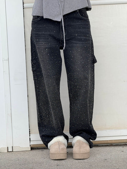 ERICA GLITTER DENIM JEANS