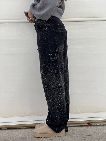 ERICA GLITTER DENIM JEANS