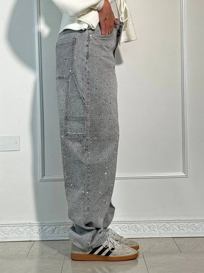 ERICA GLITTER DENIM JEANS