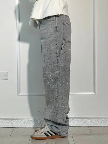 ERICA GLITTER DENIM JEANS