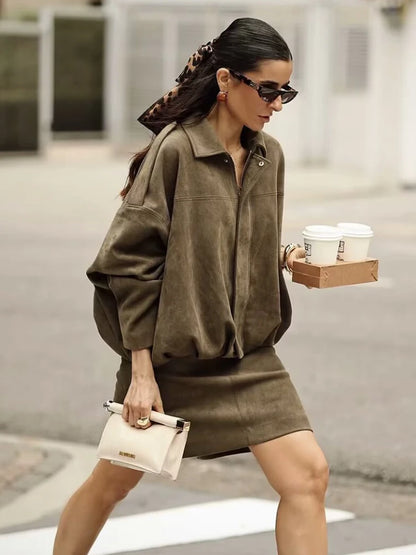 Olivia Oversize Bomber Jacket