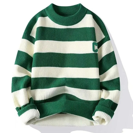 Stratmore Striped Crewneck Sweater