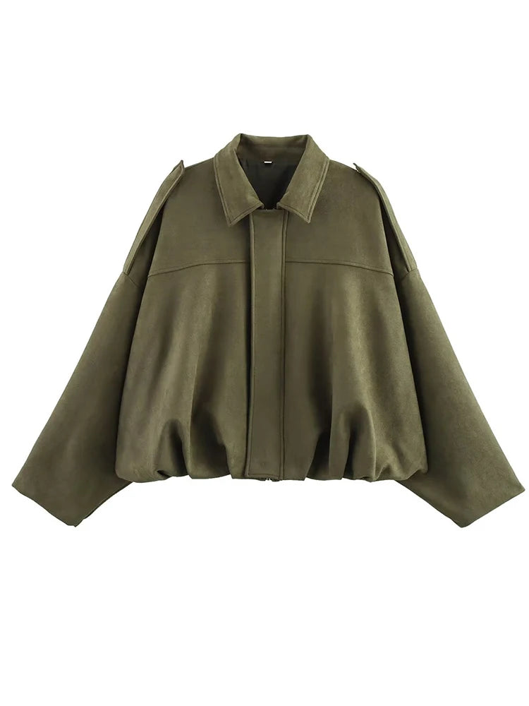 Olivia Oversize Bomber Jacket