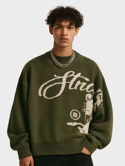 Urban Stride Knit Sweater