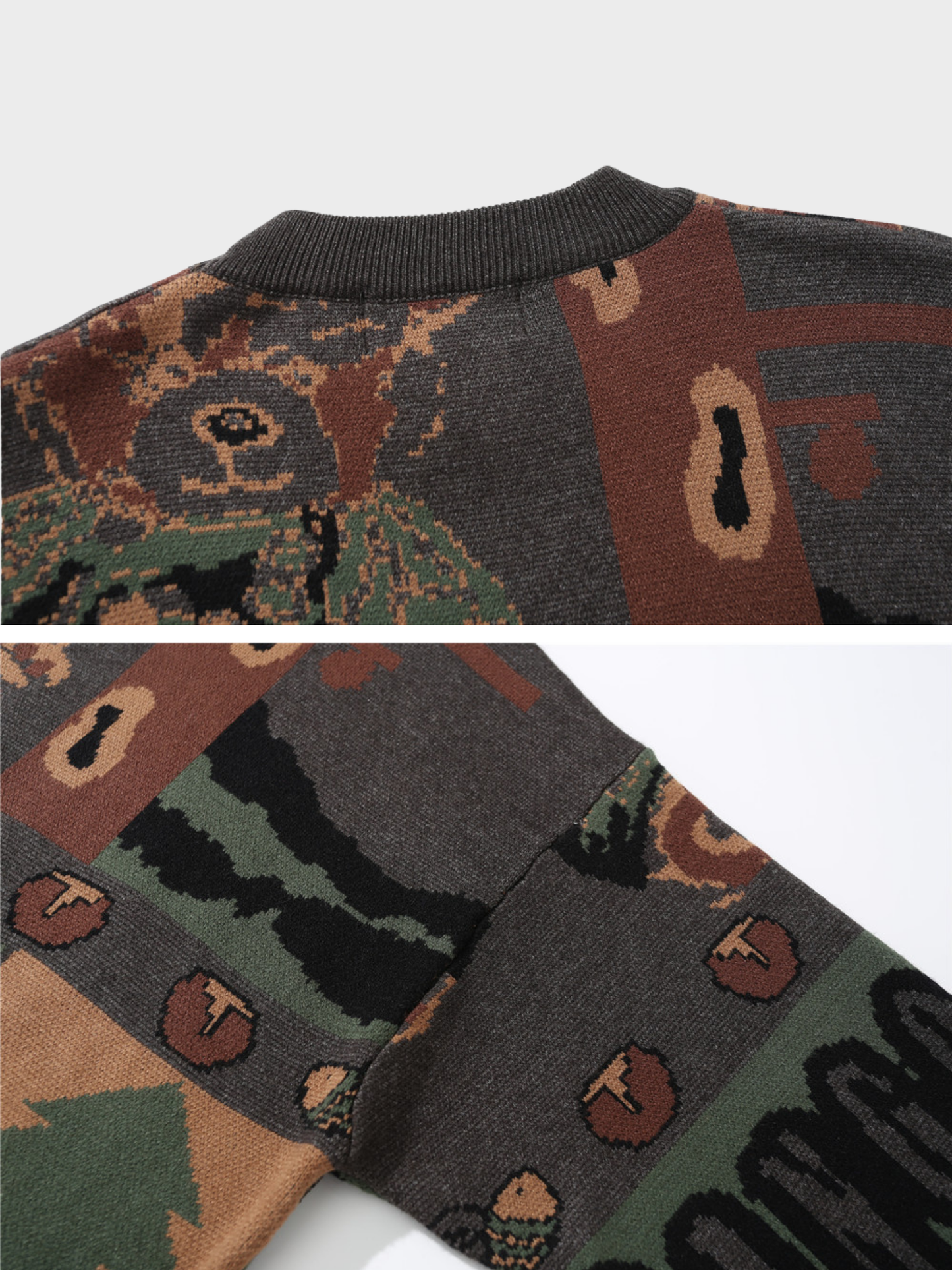 Woodland Bear Knit Sweater