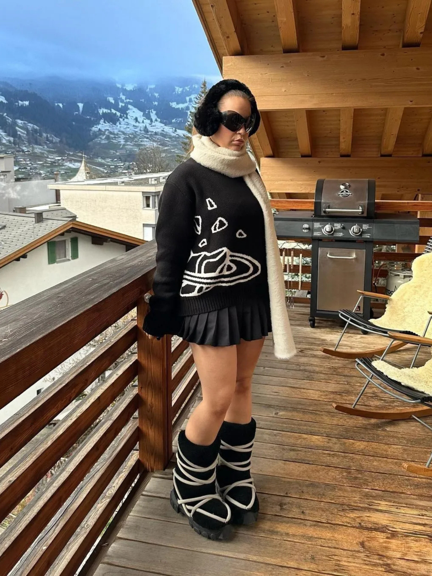 Amalfi Orbit Knit Sweater