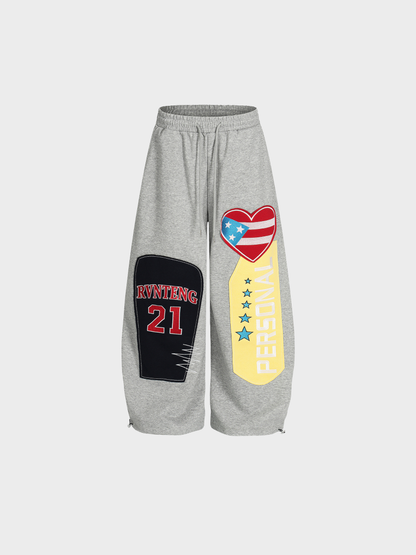 Heartcore Patchwork Sweatpants