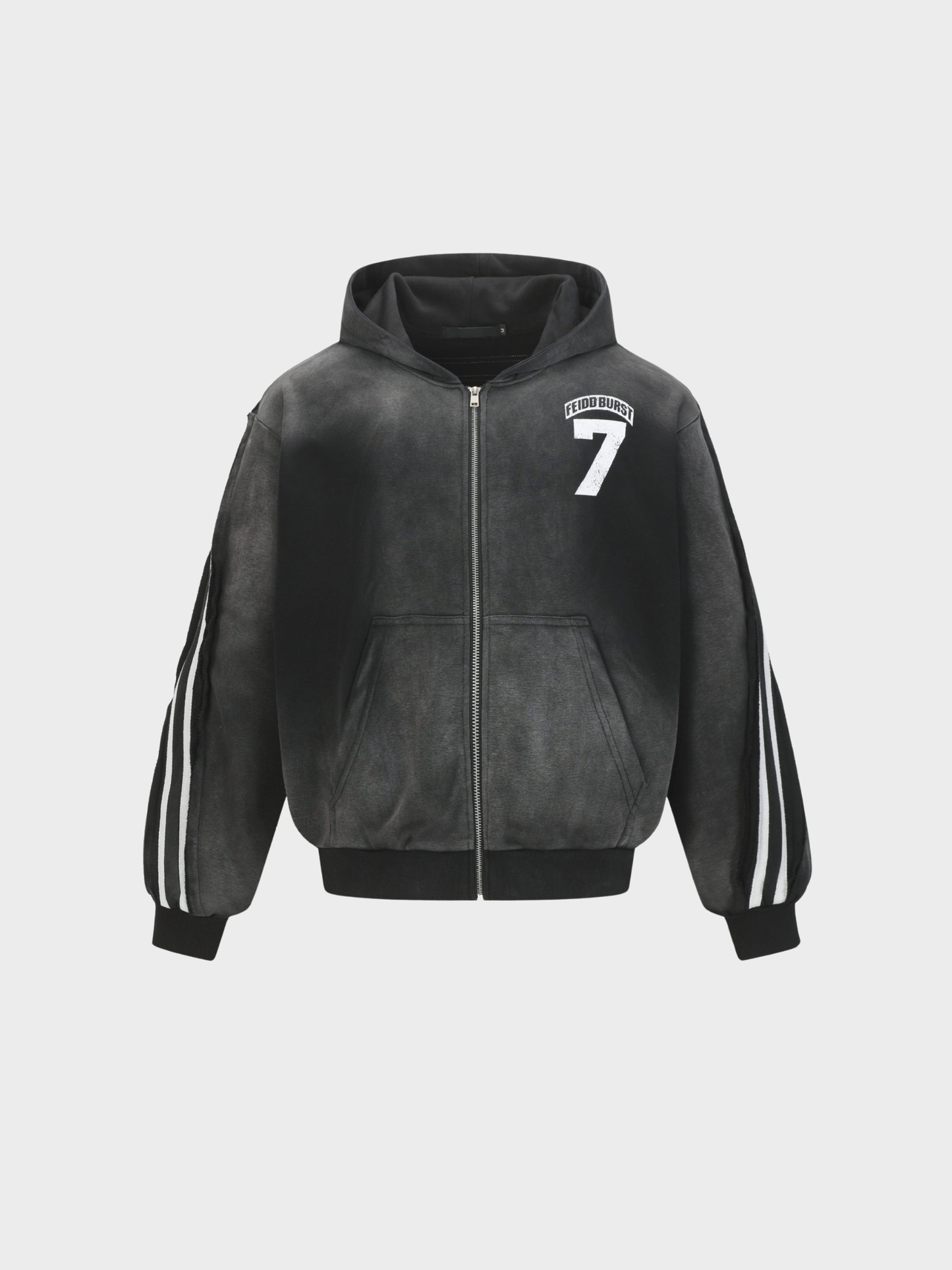 Varsity Shadow Zip Hoodie