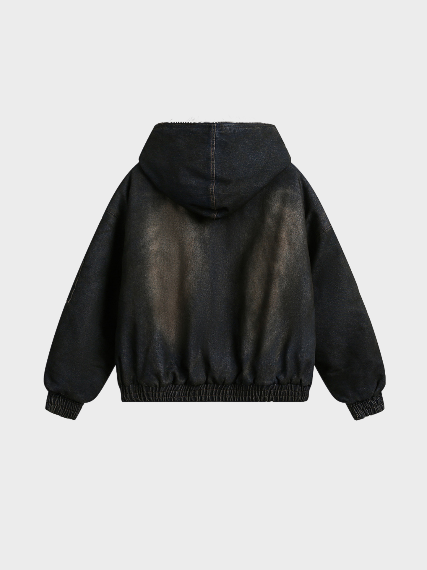 Frosted Relic Fur-Lined Denim Jacket