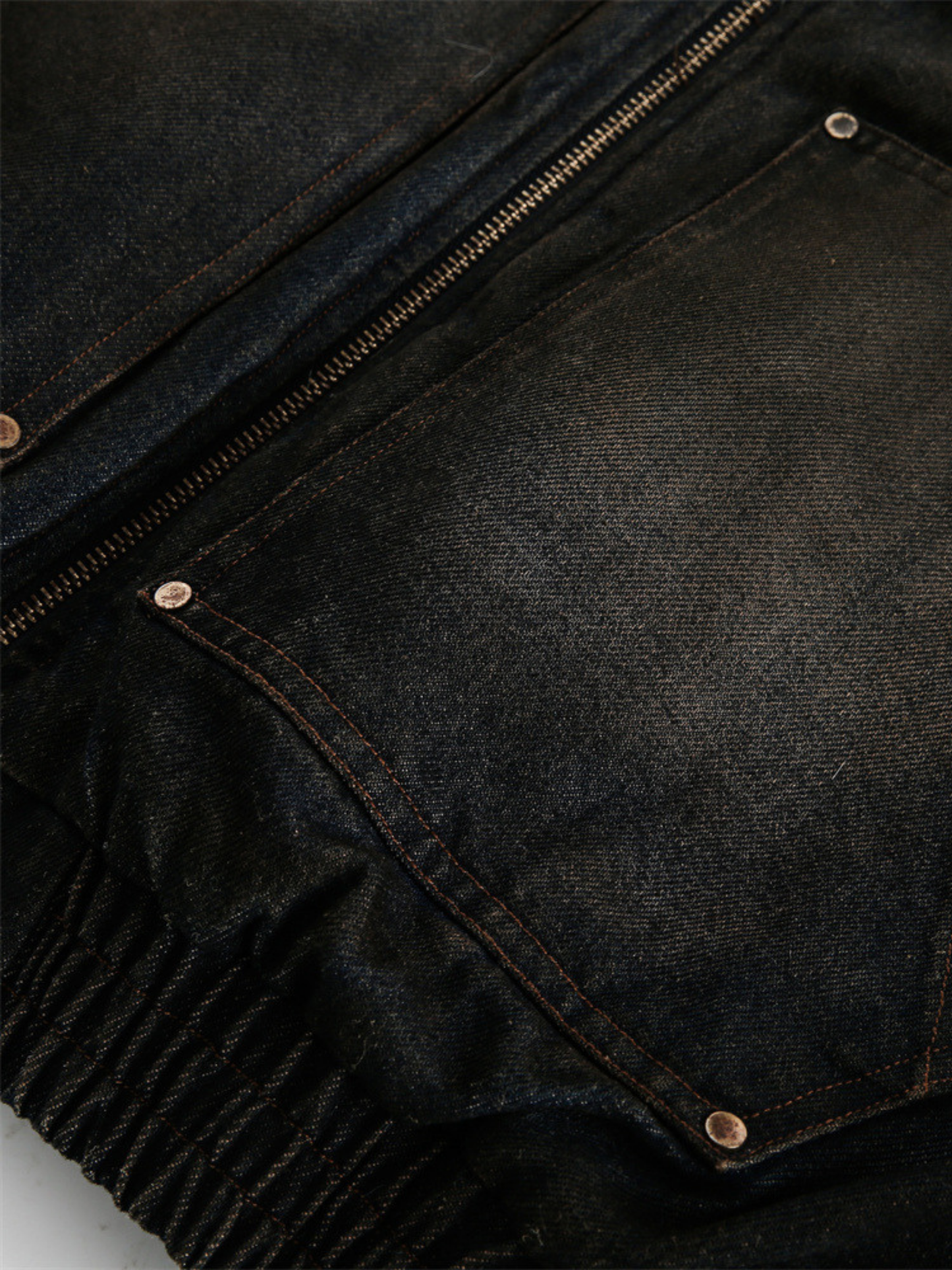 Frosted Relic Fur-Lined Denim Jacket